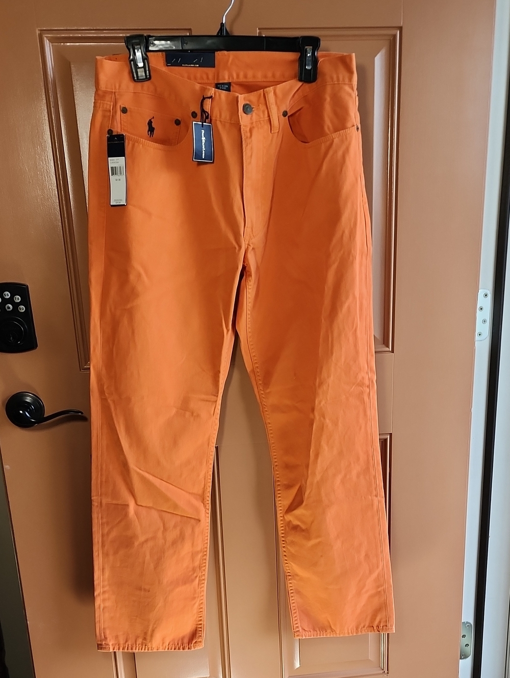 Polo by Ralph Lauren Orange Straight Leg Cotton Chinos